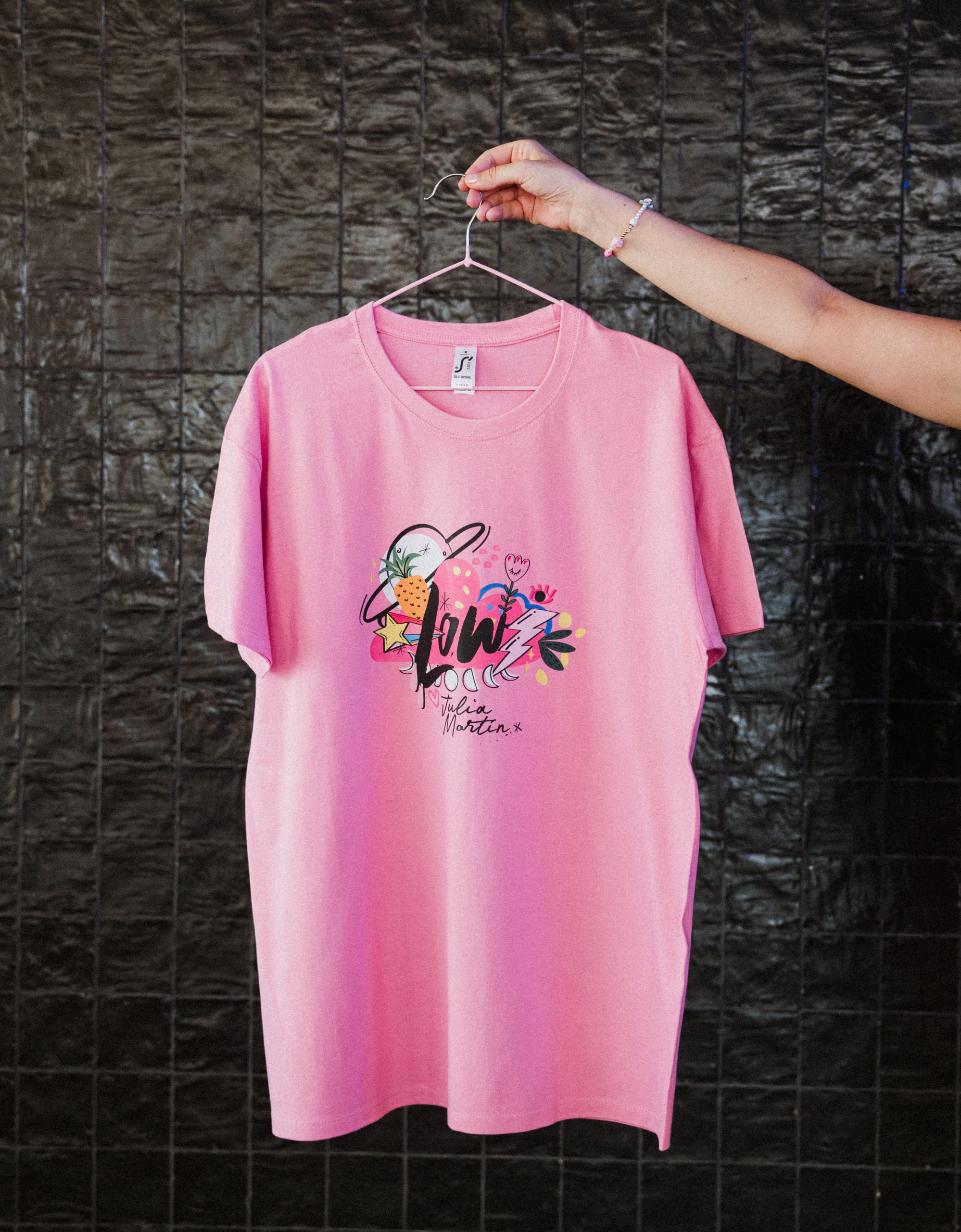 Camiseta Rosa LOW (LOGO EDITION) - Imagen 3
