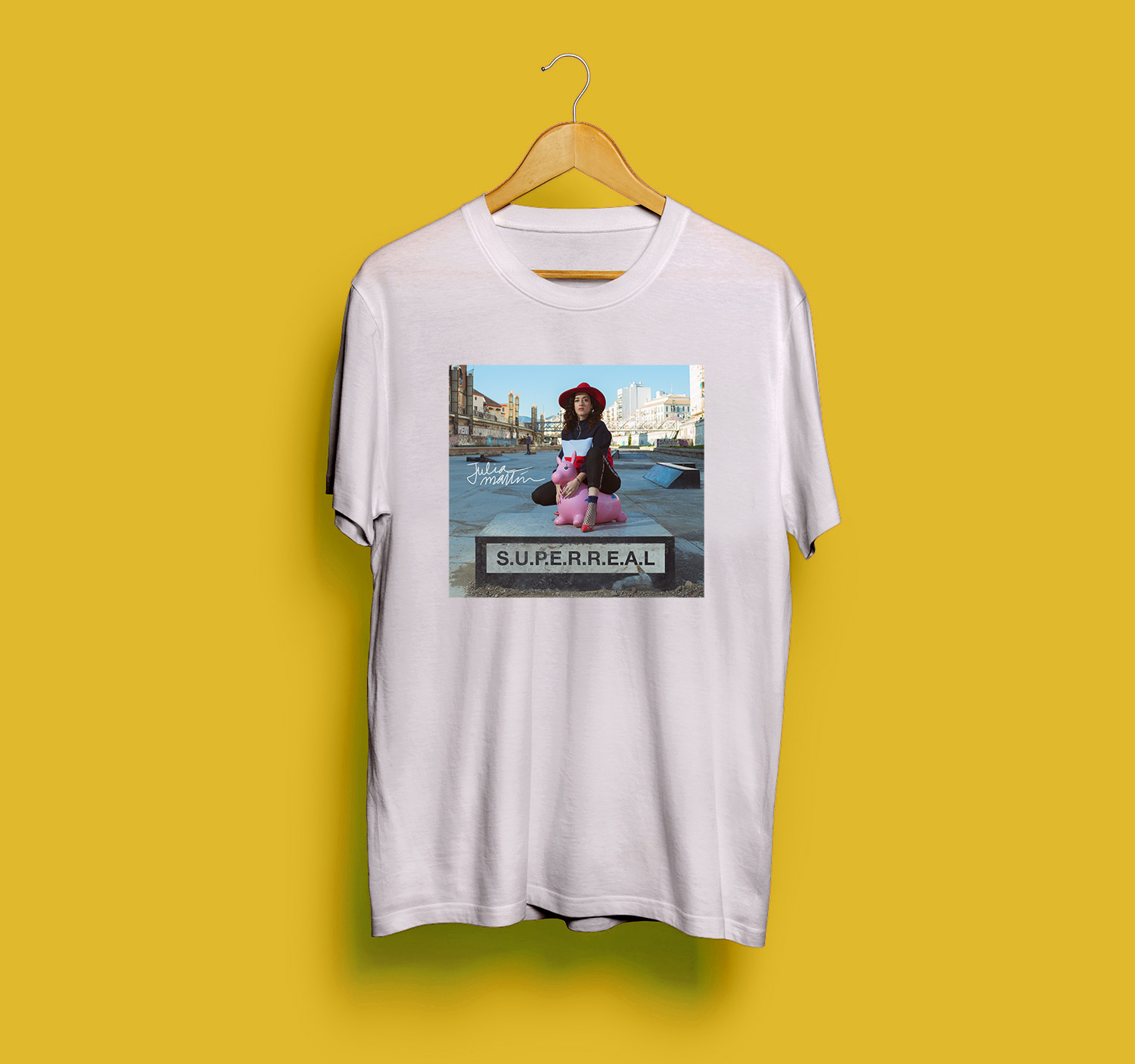 Camiseta Blanca S.U.P.E.R.R.E.A.L (Cover Edition) - Imagen 2